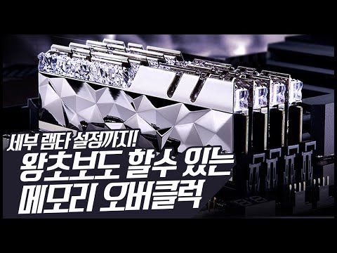 왕초보도 할 수 있는 메모리 오버클럭 및 세부 램 타이밍 잡기 (<strong>DRAM</strong> Sub Timing Configuration) - 홍방장