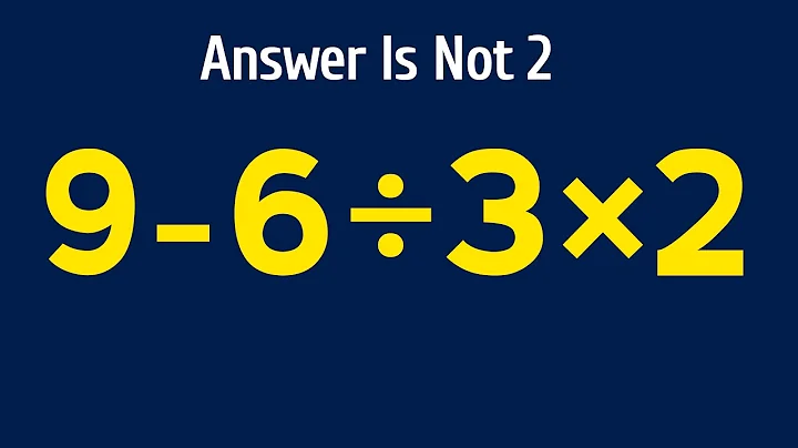 Most People Get This Math Question Wrong!