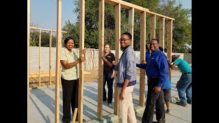 SHRA and Habitat for Humanity of Greater Sacramento raise walls on The Avenues Project