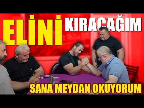 WE ARM WRESTLED WITH OUR BROTHER, WHO CHALLENGED US TO ARM WRESTLING, "I WILL BREAK YOUR HAND!"