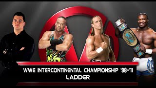 RVD vs HBK vs Shelton Benjamin vs Shane McMahon Fatal 4 Way | WWE 2K23 Intercontinental Championship