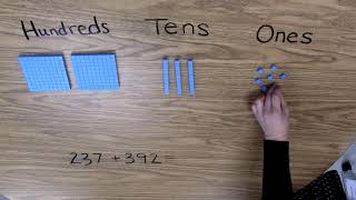 Addition within 1000 using Place Value Blocks