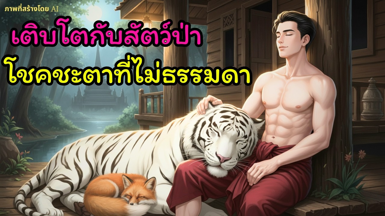 [ นิทานพื้นบ้าน ]เด็กกำพร้าเติบโตใต้การคุ้มครองของเสือและจิ้งจอก | นิทานพื้นบ้าน
