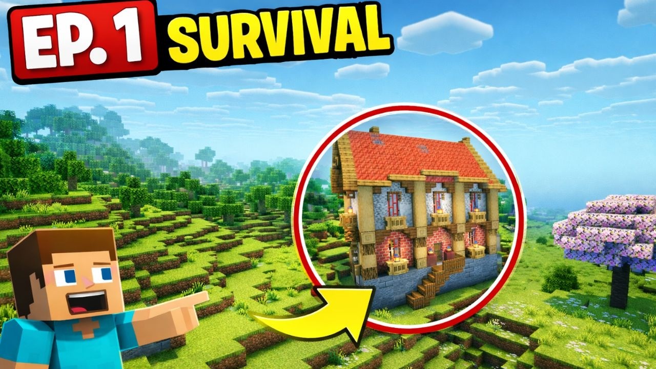 🔴 Începe aventura! Minecraft Survival #1 🔴