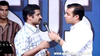Anil Brother healed at Jesus is Alive Global Worship Centre Kottarakara - Pr. Tinu George