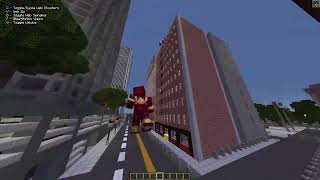 How Iron Spider Web Swings in minecraft | Fisk Superheroes