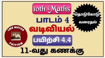 10th Maths/ Chapter 4/ Geometry/ Exercise 4.4/ 11th Sum/ #தொடுகோடு #tangent