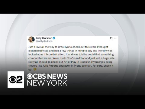 Battle brewing between Kelly Clarkson and small Brooklyn business