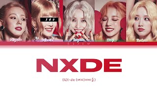 (G)I-dle || Nxde but you are Minnie (Color Coded Lyrics Karaoke) Resimi