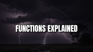 Functions Explained Line by Line | Python for ML #09