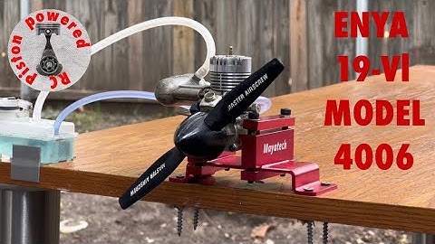 ENYA 19 bench ￼run & tune.