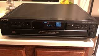 Sony CDP-CE345 5 Disc CD Compact Disc Player Changer - Noisy Sony CDP-CE345 5 Disc CD Compact Disc Player Changer - Noisy
