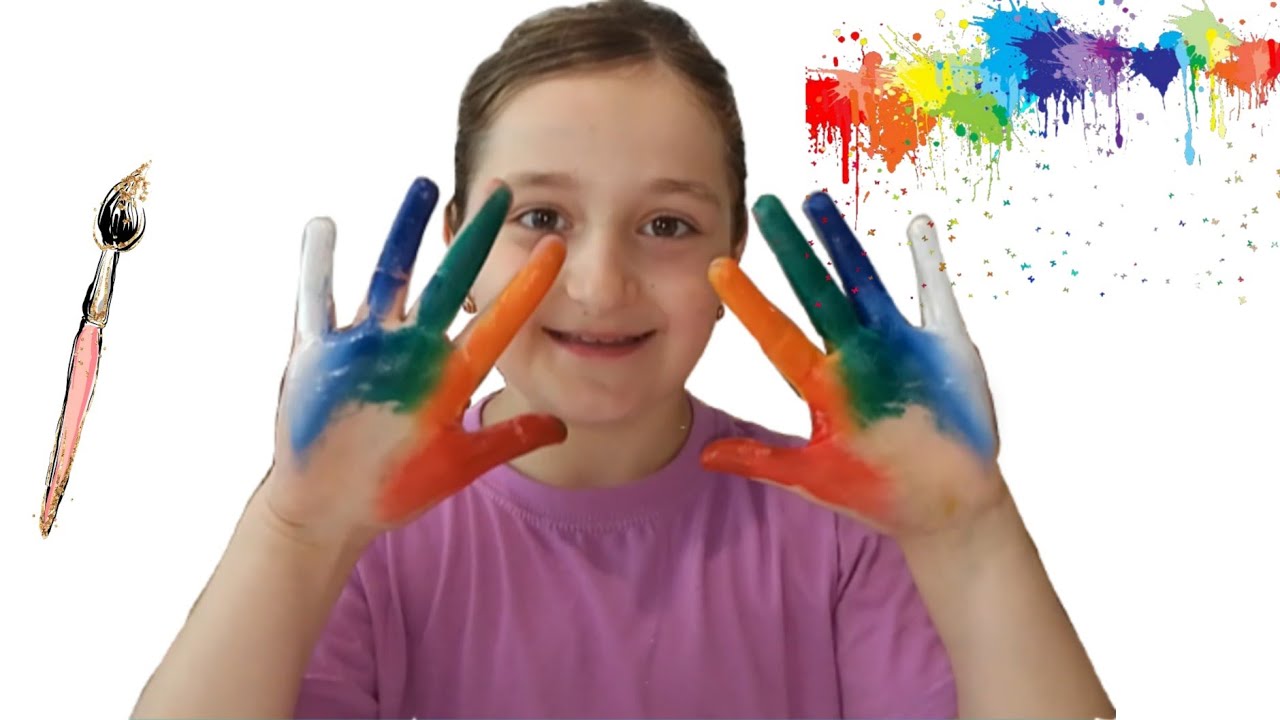 Учим цвета вместе | рисуем красками - YouTube