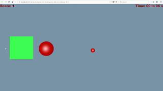 Simple 3D Bat & Ball Game that Plays in a Web Browser Part 3 Complex Code Version & Sound Effects screenshot 3