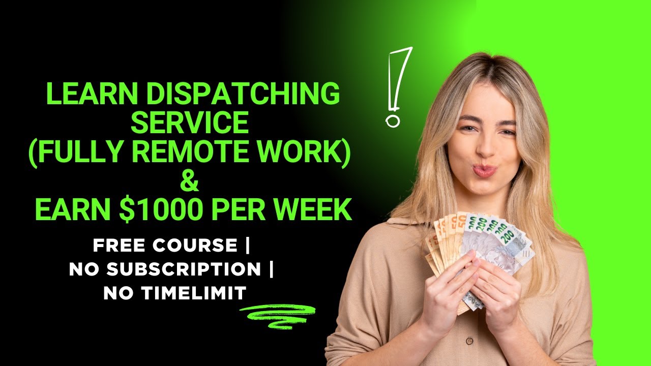 🚛 Learn Dispatching Services (Fully Remote) & Earn $1000+ per Week! 💰 ...