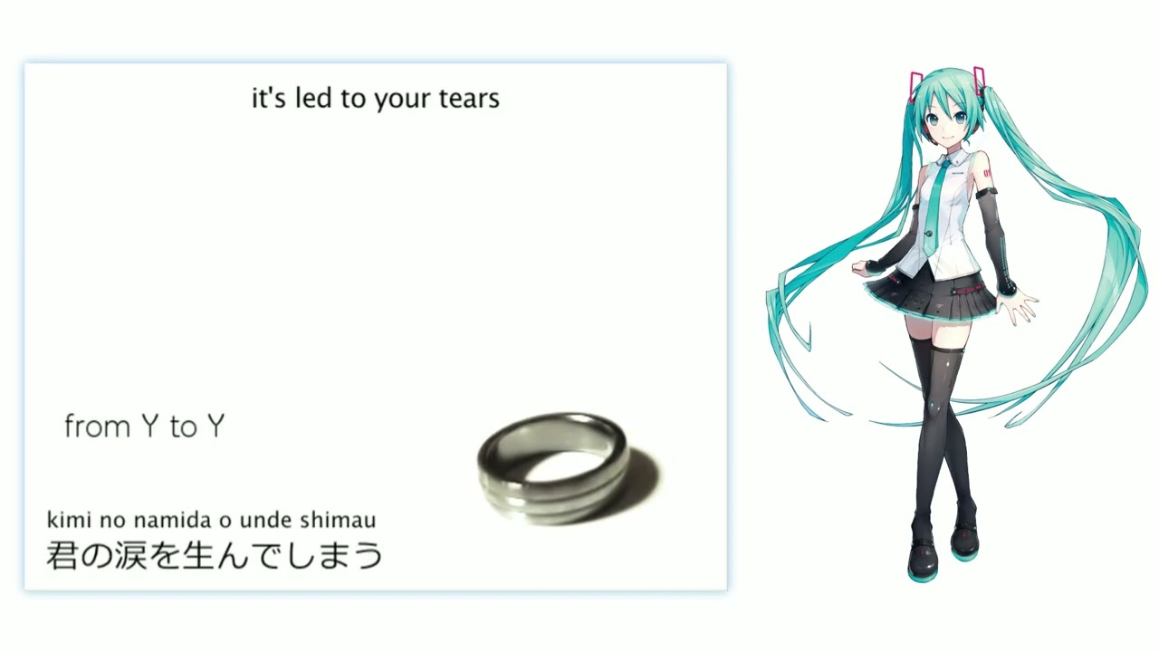 【Hatsune Miku V4x】from Y to Y【VOCALOID4 Cover】+ VSQx