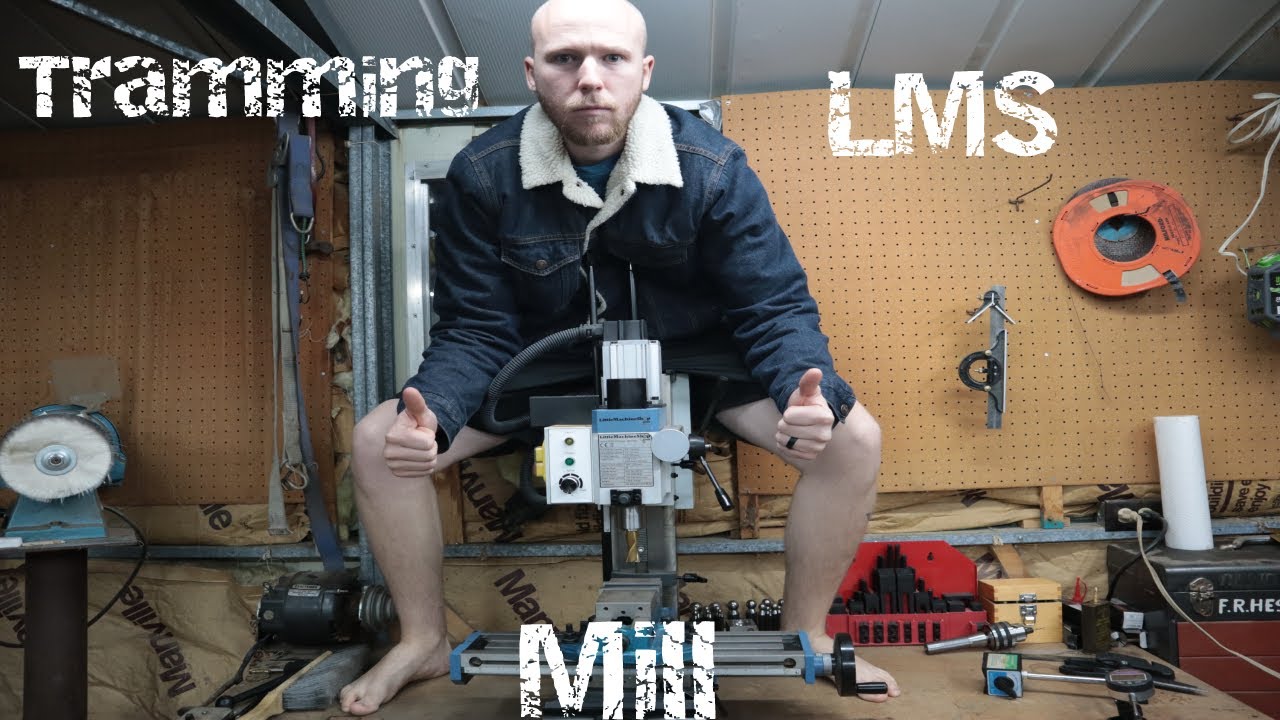How to tram your little machine shop mill - YouTube