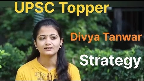 UPSC | Hindi Medium | Strategy To Crack CSE In First Attempt | By Divya Tanwar, Rank 438 CSE 2021