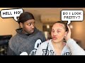 DOING MY MAKEUP TERRIBLY TO GET MY FIANCÉ REACTION *HILARIOUS*