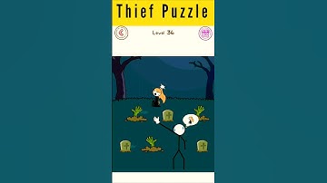 Thief Puzzle Gameplay Level-36 #gaming #gameplay #games #mobilegame #shorts