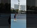 tennis practice🎾#practice #forehand #tennisplayer #tennis #prostaff #wilson #rogerfederer