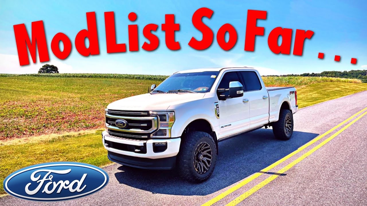 2022 Ford Super Duty F350 Mods After 1 Year Ownership YouTube