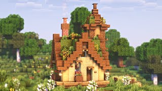 Minecraft: How To Build Small Fantasy Cottage I Easy Survival Tutorial