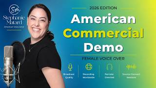 American Female Voice Actor Commercial Voice Over Demo 2026 - Stephanie Matard