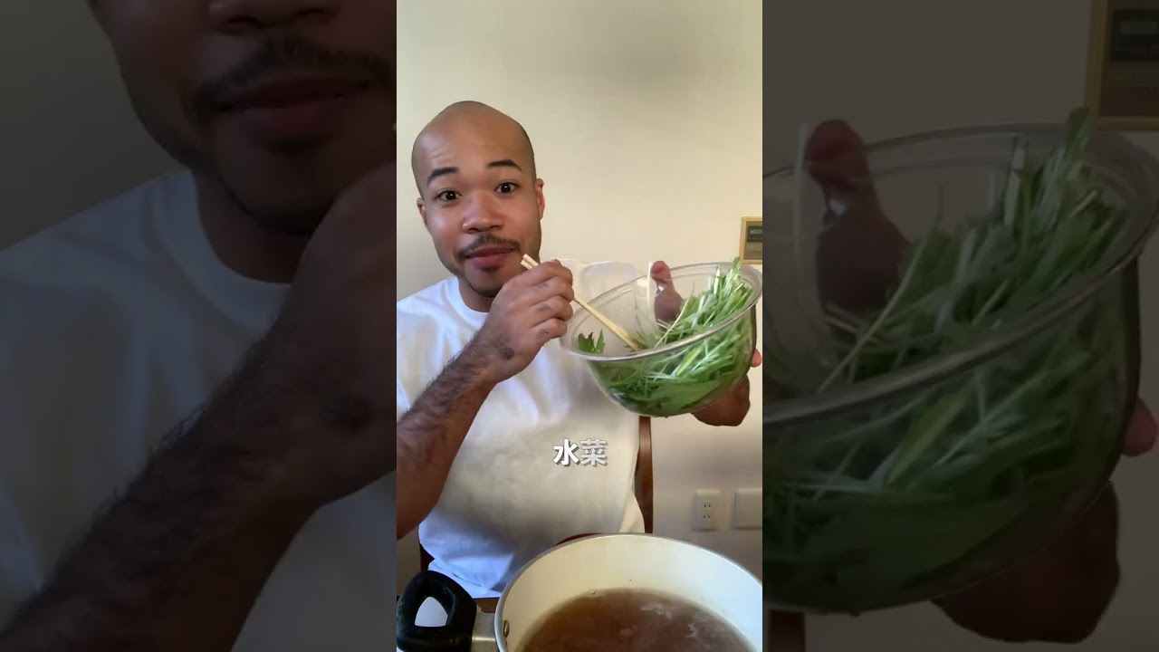 【わさび鍋】わさびの風味がたまらない、〆はお茶漬け！