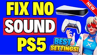 How to Fix NO Sound on PS5 [ Quick FIX ]