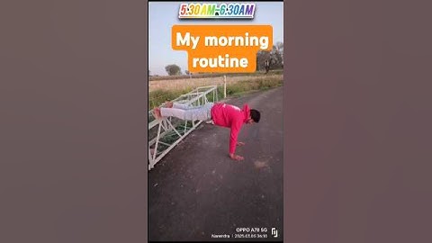 my morning routine|| #sushilsisodiya #fitness #motivation #workout #shorts