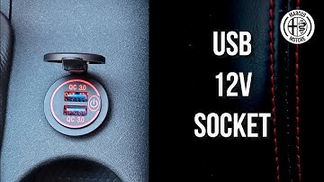 Replacing 12V Socket With USB