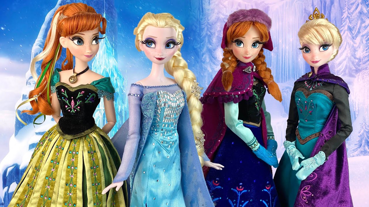 Doll Princess Anna Elsa | Fashion Princess Anna Doll | Dressing Collection  Toys - Cute - Aliexpress