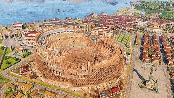 BUILDING THE COLOSSEUM IN ANNO 117 - Monument Construction Begins! | Part 1 - Sandbox Gameplay
