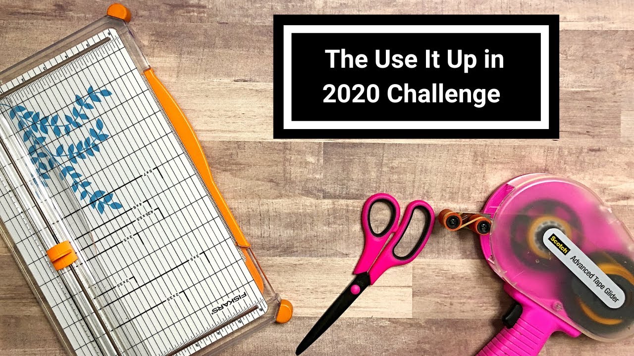 Use it Up 2020 Challenge - Using Up Stickers and Paper!
