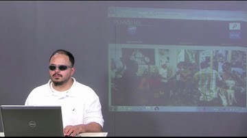 Demonstration of JAWS screen reader