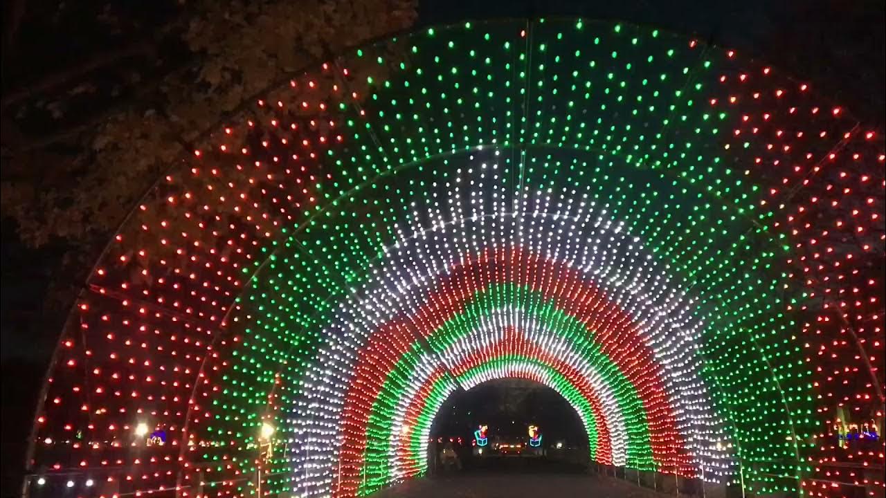 Drive Thru Kensico Dam Winter Wonderland Christmas Lights Westchester
