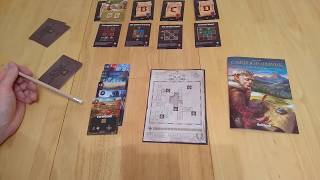 Cartographers: A Roll Player Tale board game - solo playthrough * Amass Games *