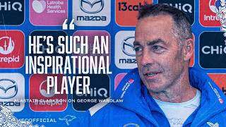 Clarko on the Roo that makes the team walk taller