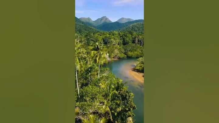 Top view of nature.                      #nature #beauty #plants #tree #trees #river #mountains - DayDayNews