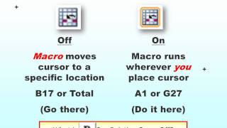 Excel 2010 - Recording Macros