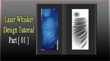 Laser Whisker Design Tutorial [Part 1] | #Laser Design | #Graphic Design