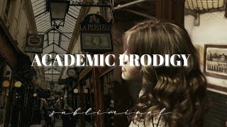 🏹˚˳ACADEMIC PRODIGY⸝⸝₊˚ hermione granger inspired (intelligence, persuasion, leadership, etc)