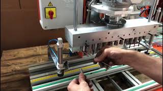 UNIHOLZ FORAINSERITRICI / BORING INSERTING MACHINE - DRILL BITS ASSEMBLY -