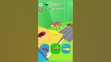 Shape-Shifting 2 GAMEPLAY Walkthrough BeamNg drive  Level No -61 Car Racing #Shorts #ShapeShifting