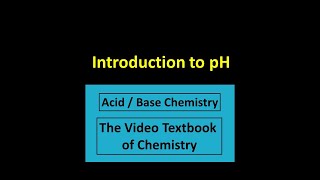 Introduction to pH