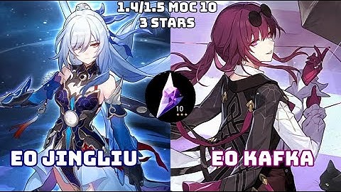 E0 Jingliu Hypercarry & Kafka DoT 1.5 MoC 10 Full Star Clear Teams/Builds | Honkai Star Rail