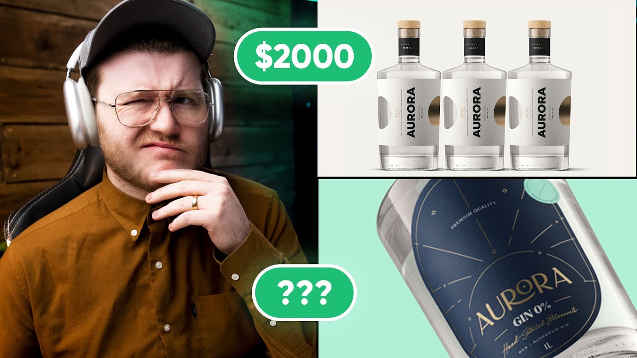 Я заплатил 5 дизайнерам за разработку ОДНОГО и ТОГО ЖЕ логотипа... 🧐 и дизайна упаковки