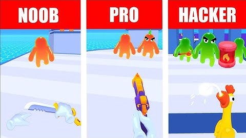 NOOB vs PRO vs HACKER || Blob Shooter 3D - Assassin Hit