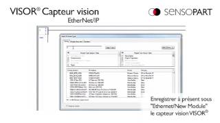 VISOR® Capteur Vision - EtherNet/IP